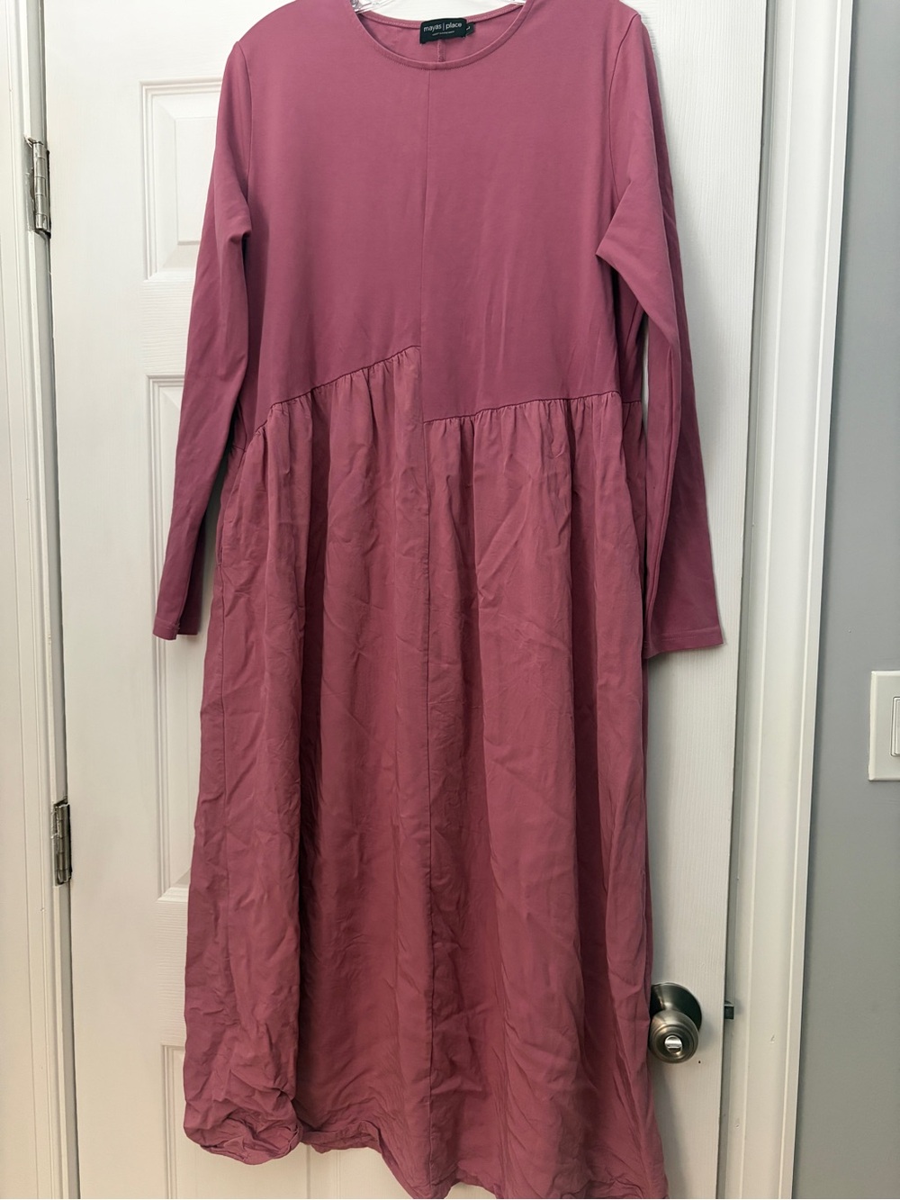NWOT Clover Dress with Asymmetrical Hemline